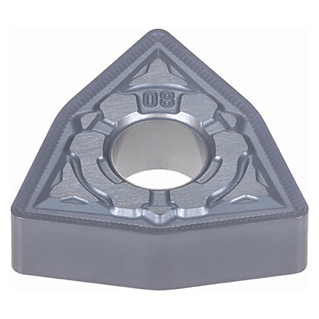 Tungaloy 6741704 | WNMG 432 HRM AH8015 1/2" Circle Diameter x 0.187" Thickness x 0.031" Radius TiAlN Coated Carbide Indexable Turning Insert