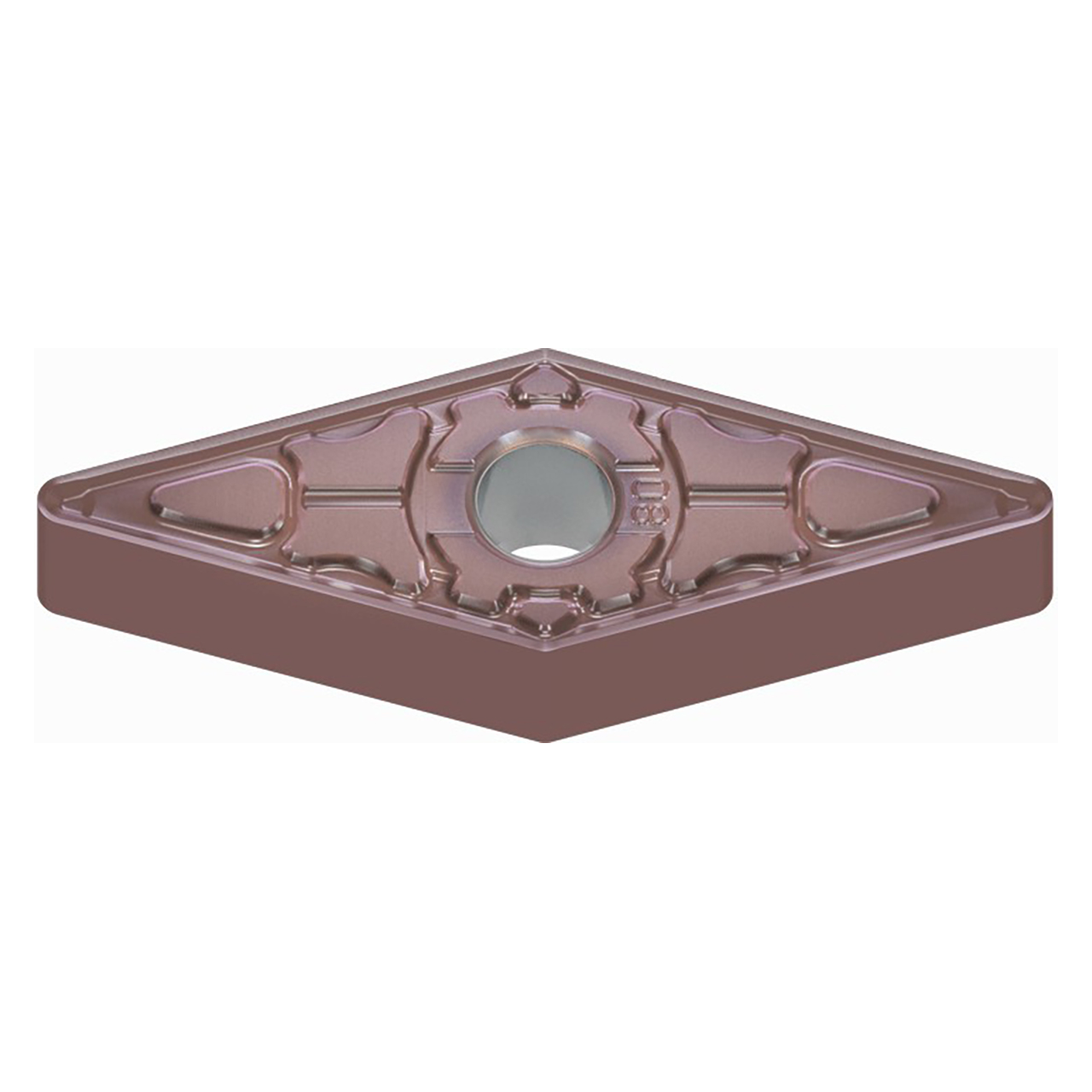 Tungaloy 6878476 | VNMG 332 SDM T6215 3/8" Circle Diameter x 0.187" Thickness x 0.031" Radius Carbide Indexable Turning Insert