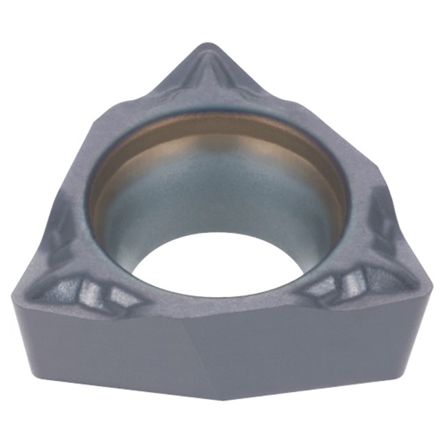 Tungaloy 6837562 | WBGT 521 R-JS SH730 0.156" Circle Diameter x 0.063" Thickness x 0.016" Radius TiAlN Coated Carbide Indexable Turning Insert