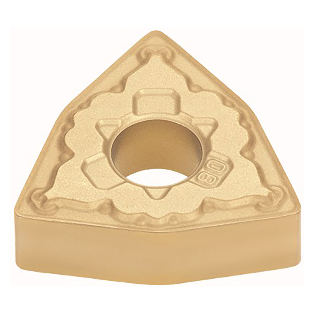 Tungaloy 6735876 | WNMG 432 FW GT9530 1/2" Circle Diameter x 0.187" Thickness x 0.031" Radius TiCNO Coated Cermet Indexable Turning Insert