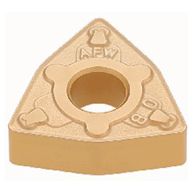 Tungaloy 6773939 | WNMG 331 AFW T9215 3/8" Circle Diameter x 0.187" Thickness x 0.016" Radius TiCN+Al2O3+TiN Coated Carbide Indexable Turning Insert