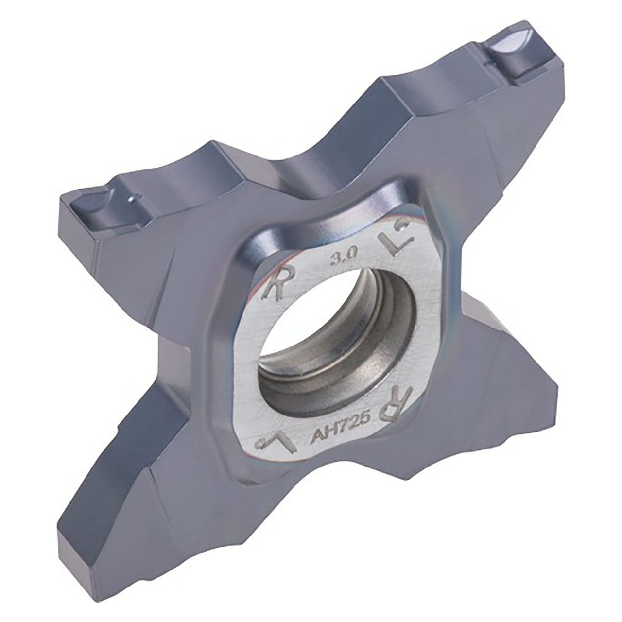 Tungaloy 6996672 | TCM27-170-010 AH725 0.067" Cutting Width x 0.004" Radius TiAlN Coated Carbide Grooving Insert