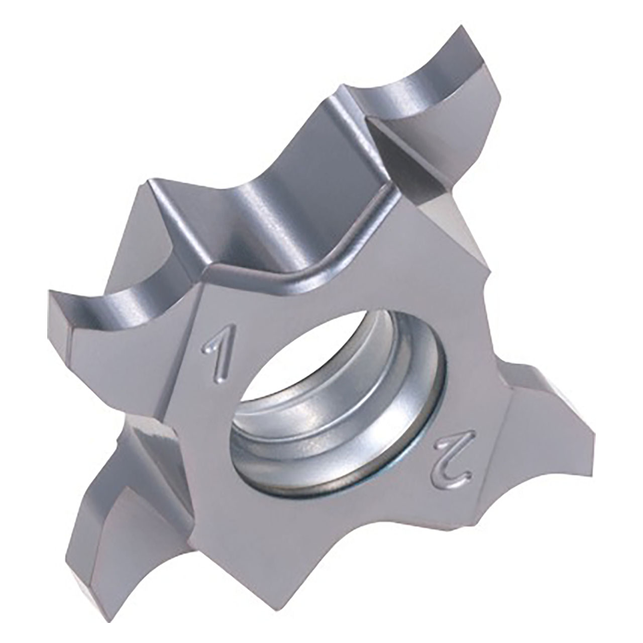 Tungaloy 6765728 | TCP18L200-010-35 AH725 0.079" Cutting Width x 0.004" Radius TiAlN Coated Carbide Grooving Insert