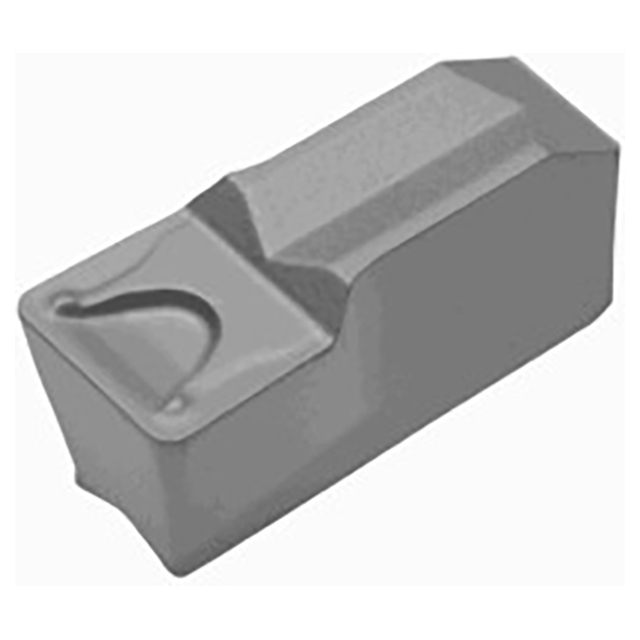 Tungaloy 6820808 | GT40 GH730 0.157" Cutting Width x 0.394" Insert Length x 0.016" Radius TiCNO Coated Carbide Grooving Insert