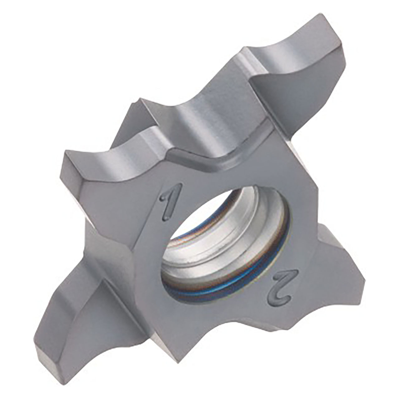 Tungaloy 6769493 | TCG18L145-010 AH7025 0.057" Cutting Width x 0.004" Radius TiAlN Coated Carbide Grooving Insert