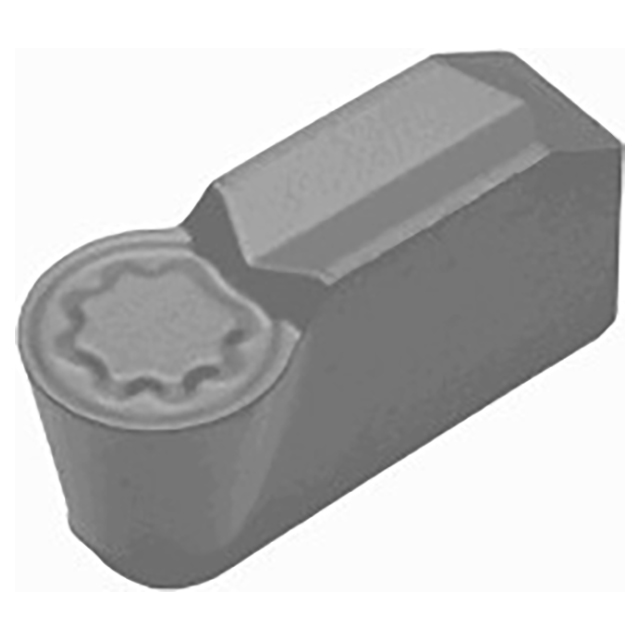 Tungaloy 6820806 | GR50 GH730 0.197" Cutting Width x 0.472" Insert Length x 0.098" Radius TiCNO Coated Carbide Grooving Insert