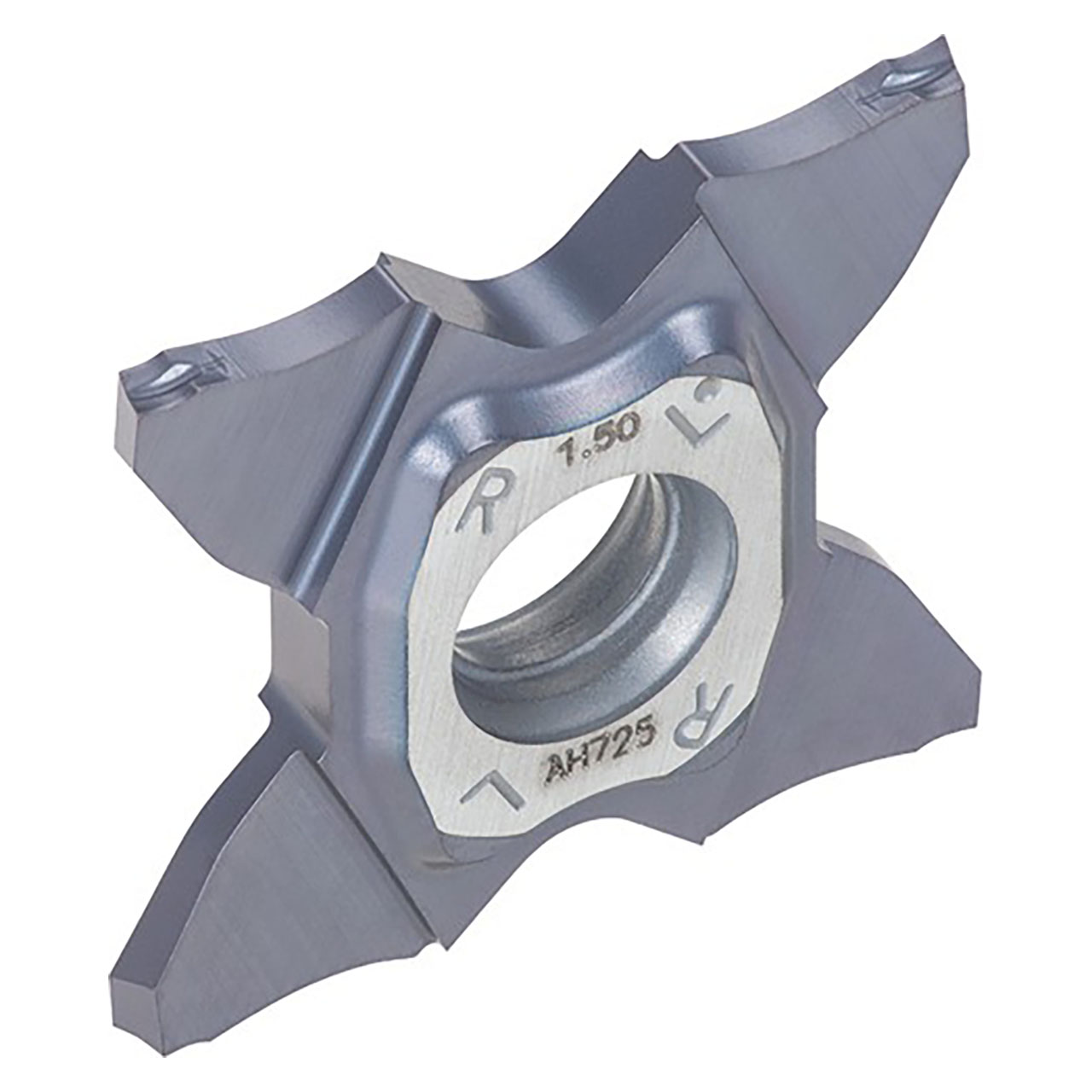 Tungaloy 6883386 | TCS27-150-6L AH725 0.059" Cutting Width x 0.002" Radius TiAlN Coated Carbide Grooving Insert