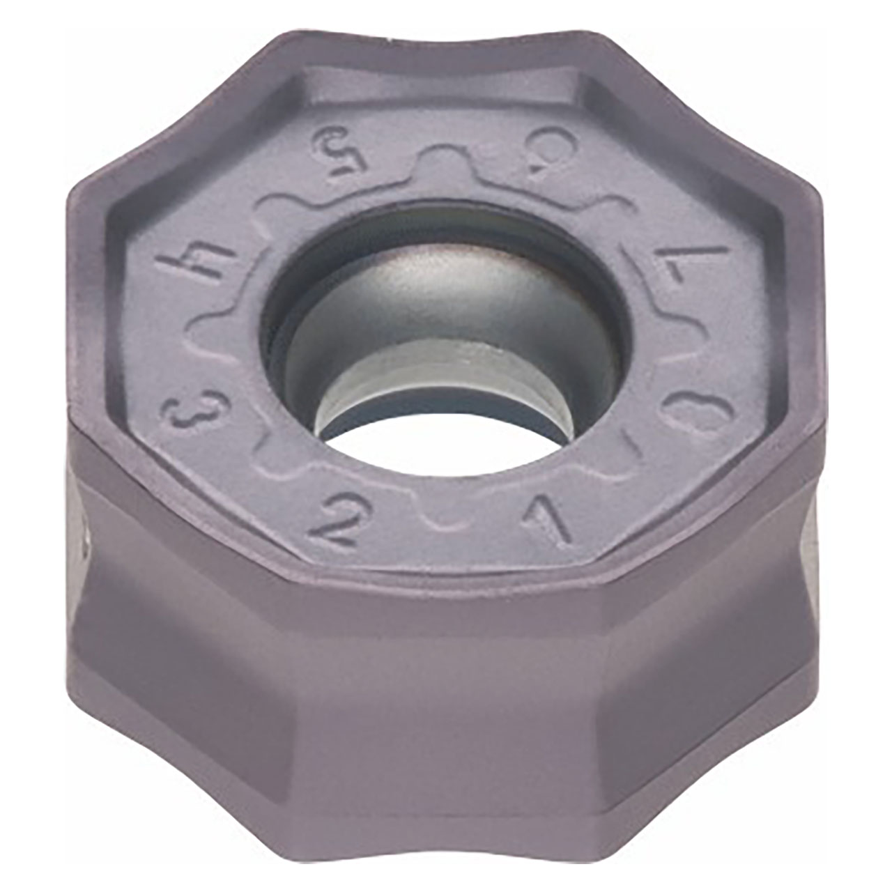 Tungaloy 6758746 | ONMU0507ANEN-MJ T1215 0.512" Diameter x 0.276" Thickness x 0.032" Radius TiCN+Al2O3 Coated Carbide Milling Insert