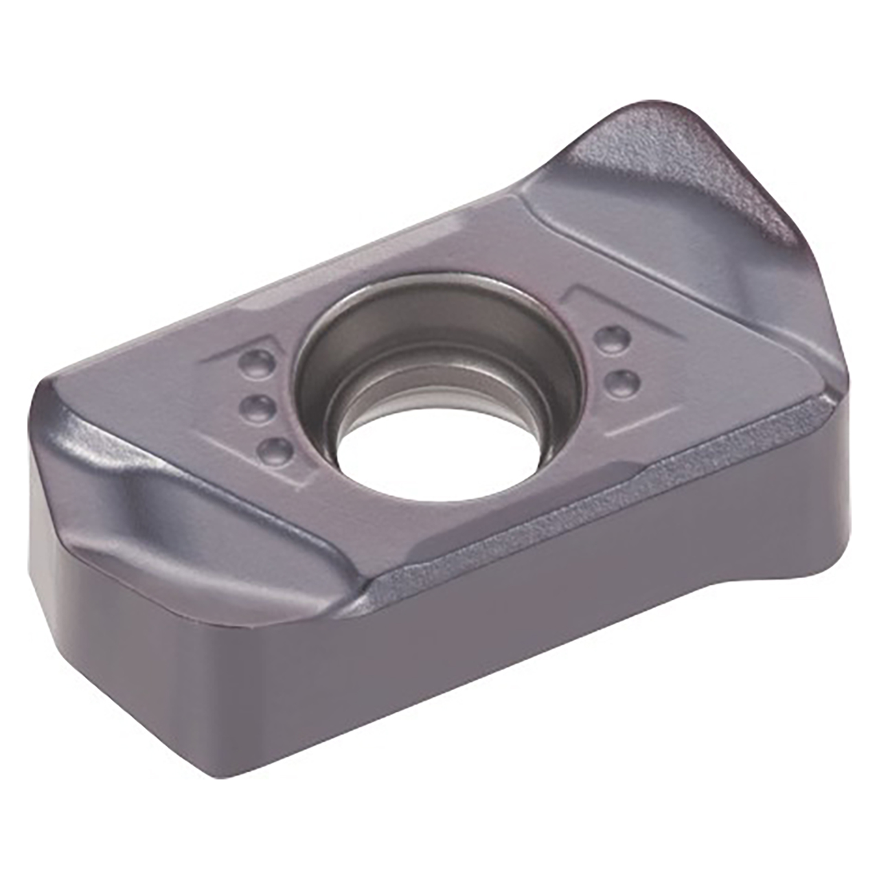 Tungaloy 6707136 | LNMU0303ZER-ML AH3035 0.169" Thickness x 0.047" Radius TiAlN Coated Carbide Milling Insert