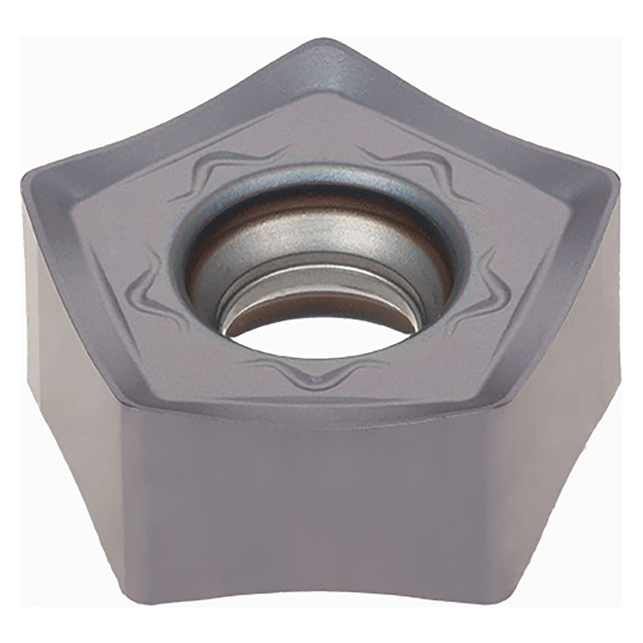 Tungaloy 6770098 | PNCU0905GNEN-MJ AH120 0.480" Diameter x 0.236" Thickness x 0.031" Radius TiAlN Coated Carbide Milling Insert