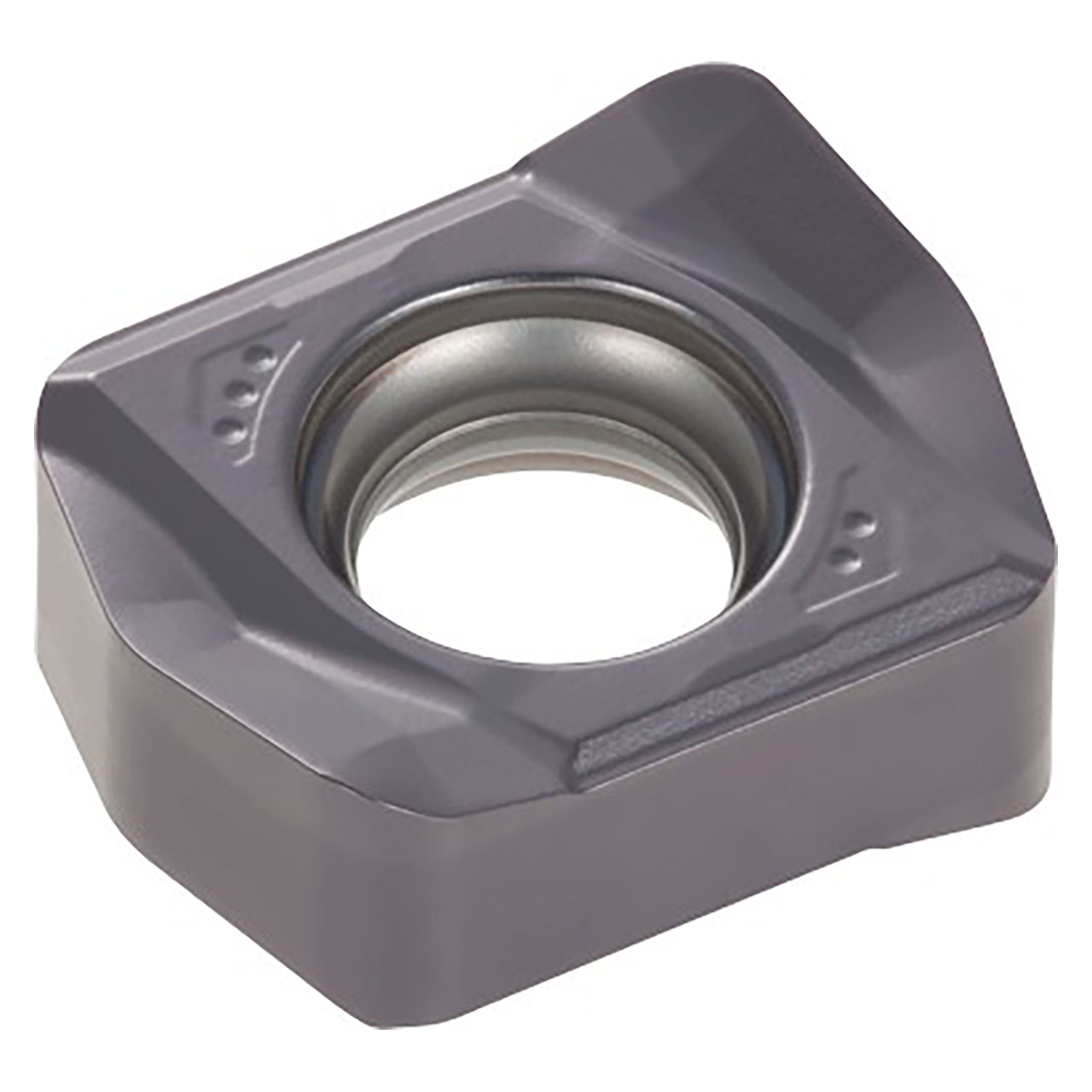 Tungaloy 6881594 | LNMU06X5ZER-ML AH120 0.276" Thickness x 0.079" Radius TiAlN Coated Carbide Milling Insert