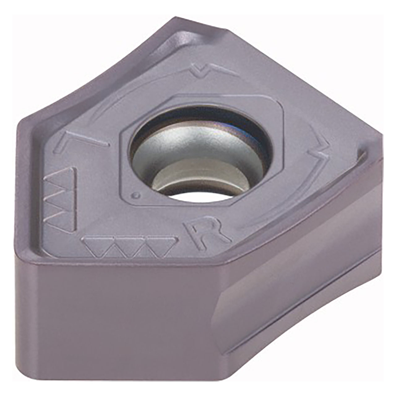 Tungaloy 6918337 | SNGU1307ANEN-W AH3225 0.512" Diameter x 0.276" Thickness x 0.047" Radius Carbide Milling Insert