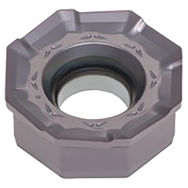 Tungaloy 6719302 | OWMT0807AAER-ML AH130 0.744" Diameter x 0.291" Thickness x 0.032" Radius TiAlN Coated Carbide Milling Insert