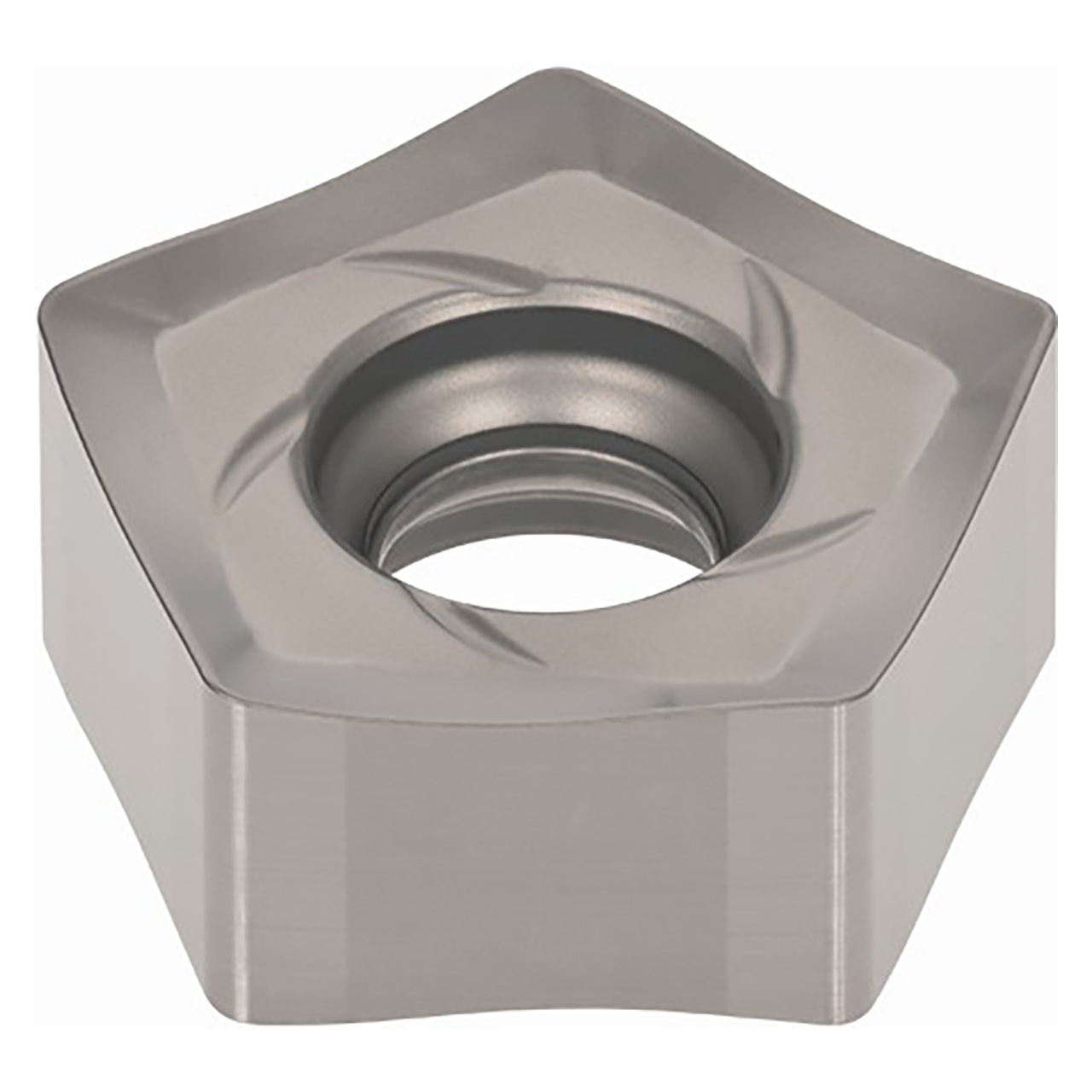 Tungaloy 6879073 | PNCU0905GNER-MJ T1115 0.480" Diameter x 0.233" Thickness x 0.031" Radius TiCN+Al2O3+TiN Coated Carbide Milling Insert