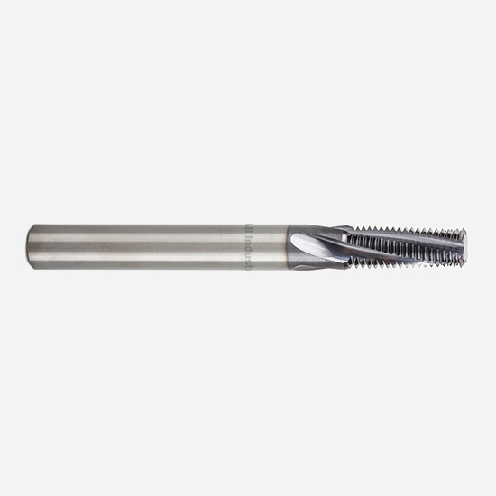 YG1 TE500 | 3/8-24 Helical Flute Solid Carbide Thread Mill 60 Degree TiAlN Coated