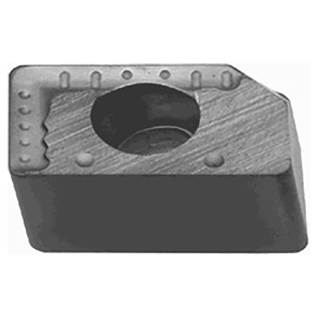 Tungaloy 6815359 | XXMU10H308PR-MJ AH120 0.138" Thickness x 0.417" Insert Length x 0.032" Radius TiAlN Coated Carbide Milling Insert