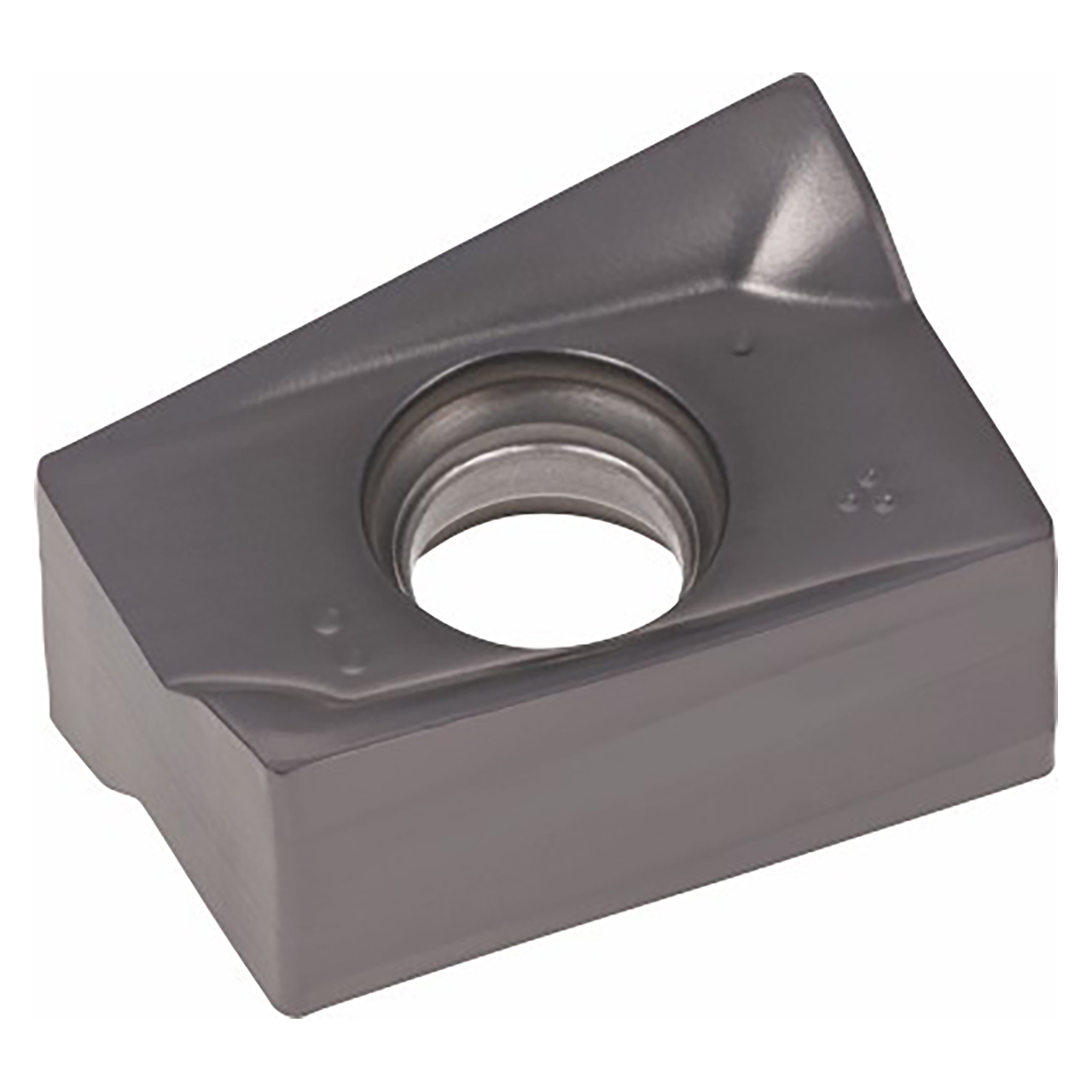 Tungaloy 6861249 | LQMU180824PNER-MJ AH120 0.453" Diameter x 0.429" Thickness x 0.095" Radius TiAlN Coated Carbide Milling Insert