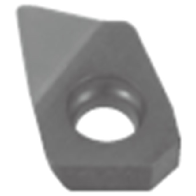Tungaloy 6853083 | XVGT06H205FP-AJ DS1200 0.098" Thickness x 0.244" Insert Length x 0.020" Radius Diamond Like Carbon Coated Carbide Milling Insert