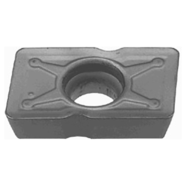 Tungaloy 6816608 | ADMT130308PR-MJ AH120 3.18mm Thickness x 0.80mm Radius TiAlN Coated Carbide Milling Insert