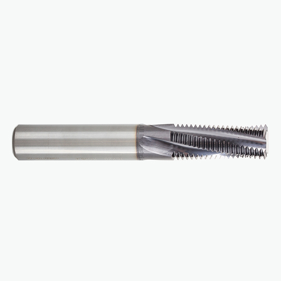 YG1 TE720 | 3/4-16 Helical Flute Solid Carbide Thread Mill 60 Degree TiAlN Coated
