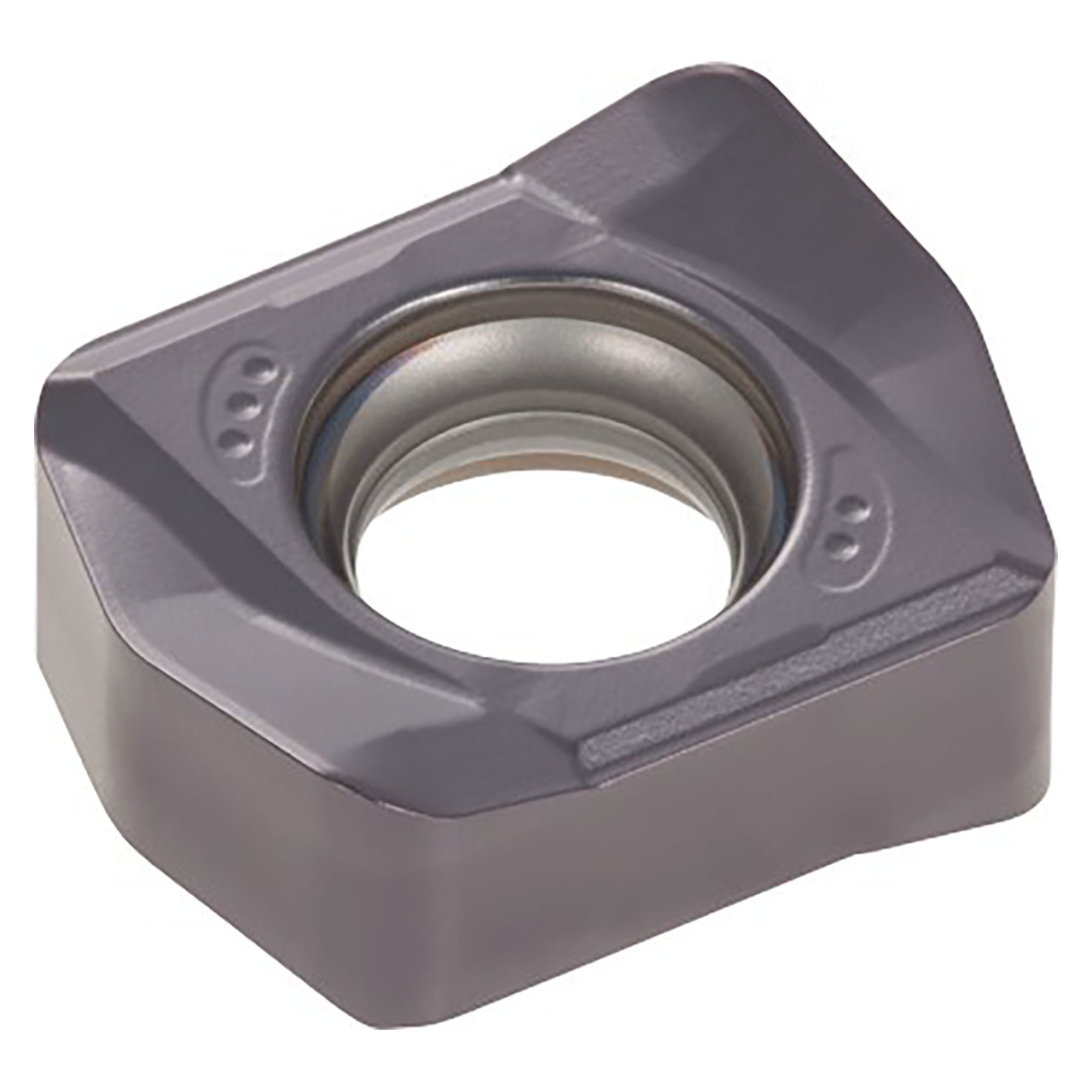 Tungaloy 6869924 | LNMU06X5ZER-MJ AH725 0.276" Thickness x 0.079" Radius TiAlN Coated Carbide Milling Insert