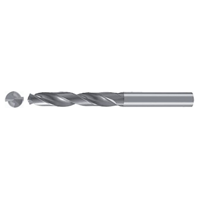 Tungaloy 6822469 | DSE0750F03 AH180 7.50mm Diameter x 42.00mm Shank x 87.00mm OAL TiAlN Coated Carbide Jobber Length Drill Bit