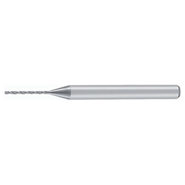 Tungaloy 6844057 | DSM0065G10 YH170 0.65mm Diameter x 25.10mm Shank x 38.00mm OAL 140 Degree TiAlN Coated Carbide Micro Drill Bit