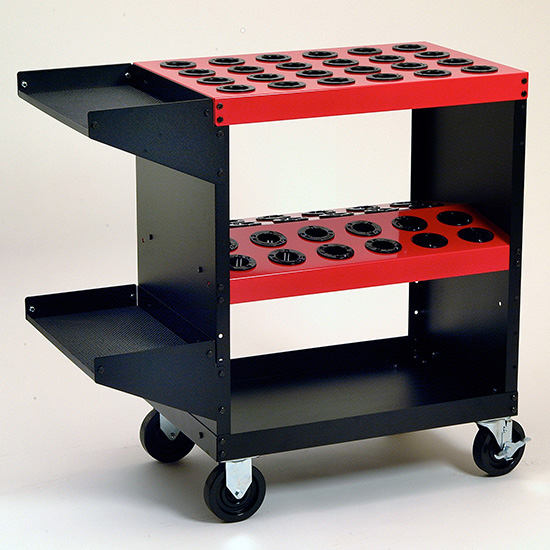 Huot 13940 | CNC Toolscoot Tool Cart for 40 Taper Tool Holders CAT40 BT40 NMTB