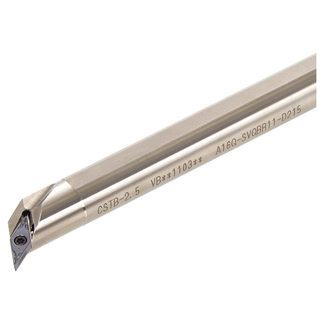 Tungaloy 6849542 | E20S-SVQBR11-D255 25.5mm Minimum Bore Diameter x 18.00mm Shank Height x 250.00mm Functional Length Carbide Indexable Boring Bar