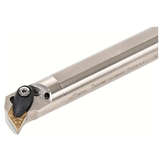 Tungaloy 6853133 | A20-ADUNR4-D25 1-1/2" Minimum Bore Diameter x 1.180" Shank Height x 14.000" Functional Length Steel Indexable Boring Bar