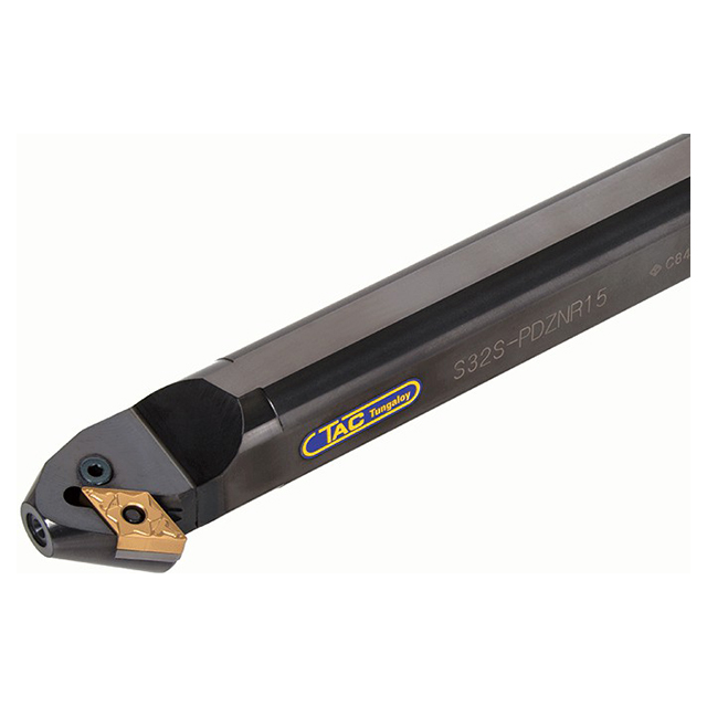 Tungaloy 6806066 | S32S-PDZNR15 40.00mm Minimum Bore Diameter x 30.00mm Shank Height x 275.00mm Functional Length Steel Indexable Boring Bar