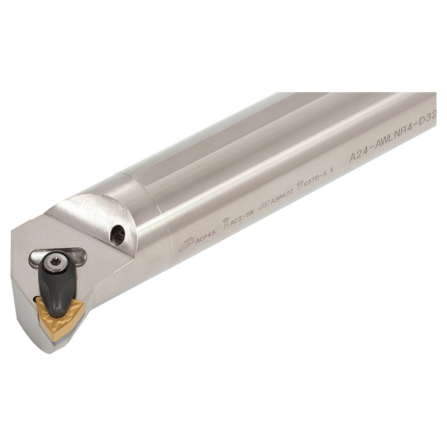 Tungaloy 6864312 | A20-AWLNR3-D25 1.560" Minimum Bore Diameter x 1.180" Shank Height x 14.000" Functional Length Steel Indexable Boring Bar