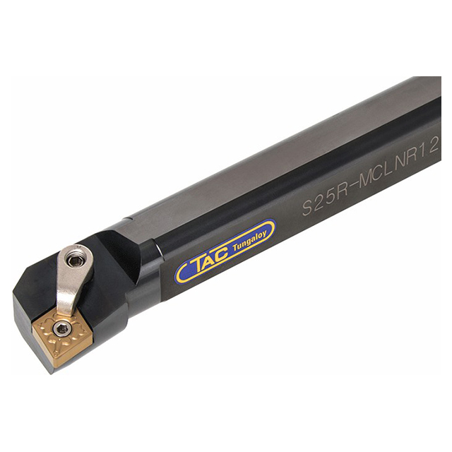 Tungaloy 6806026 | S25R-MCLNR12 32.00mm Minimum Bore Diameter x 23.00mm Shank Height x 200.00mm Functional Length Steel Indexable Boring Bar