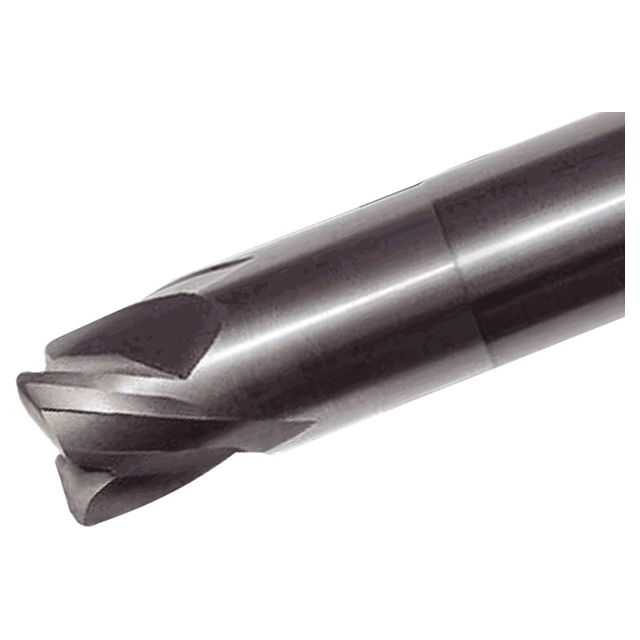 Tungaloy 5877468 | TCFF080A3-08/20C8-57 FX510 8.00mm Diameter x 57.00mm OAL x 0.56mm Radius 3 Flute Carbide Corner Radius End Mill