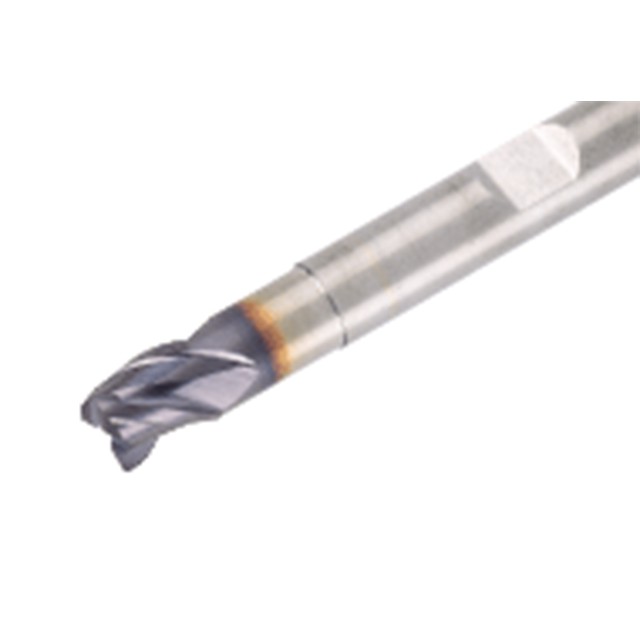 Tungaloy 5620538 | TECCS100E3-11W10-72 AH725 10.00mm Diameter x 72.00mm OAL x 0.15mm Chamfer Width 3 Flute TiAlN Coated Carbide Corner Chamfer End Mills