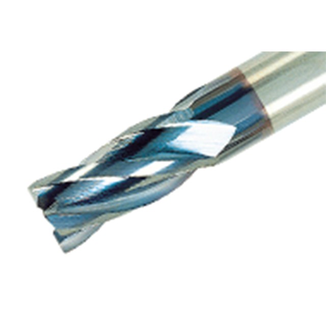 Tungaloy 5620318 | TECC100A4-22C10-72 AH725 10.00mm Diameter x 72.00mm OAL x 0.15mm Chamfer Width 4 Flute TiAlN Coated Carbide Corner Chamfer End Mills