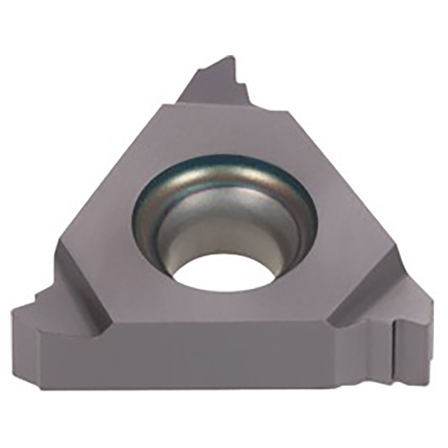 Tungaloy 6800258 | 16ER20ISO T313V 2.00mm Pitch x 0.010" Radius TiCN+Al2O3+TiN Coated Carbide Right Hand Laydown Threading Insert