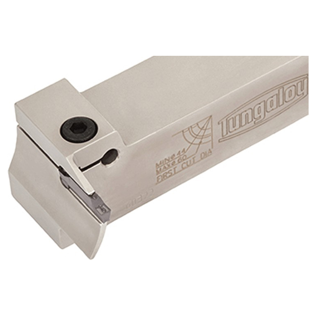 Tungaloy 6860638 | CTFVL2525-6T20-138250 138.00mm Minimum Bore Diameter x 25.00mm Shank Height x 150.00mm OAL Steel Left Hand Indexable Grooving Toolholder