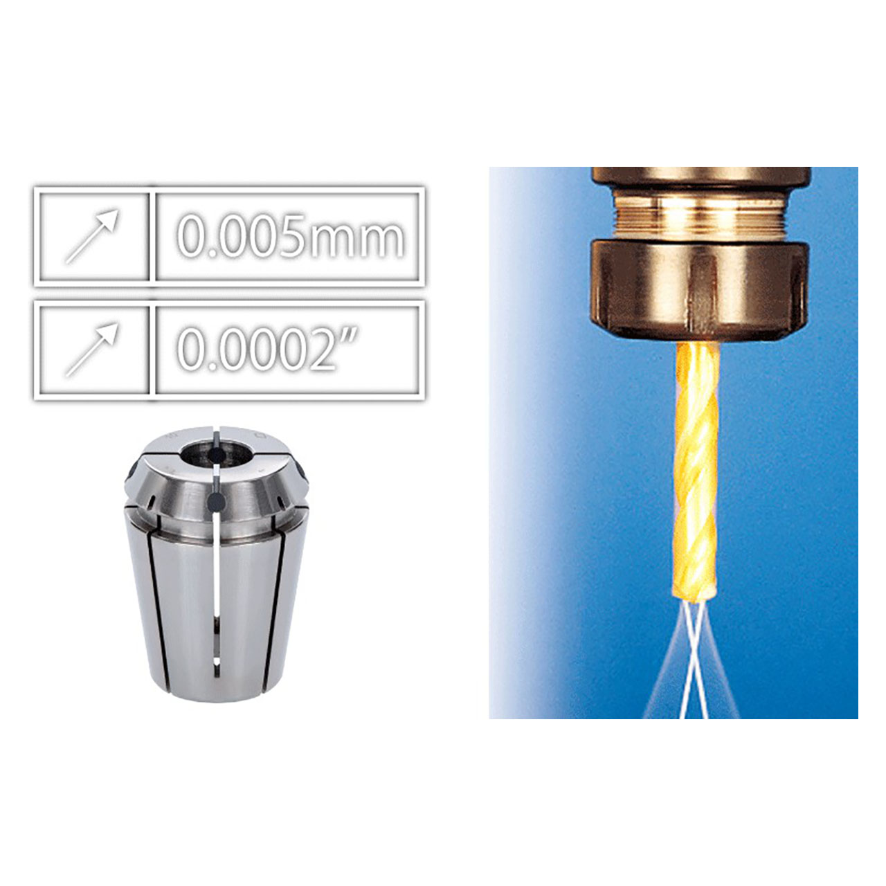 Tungaloy 3376187 | ER16SEAL4AA 4.00mm Diameter Steel ER16 ER Collet