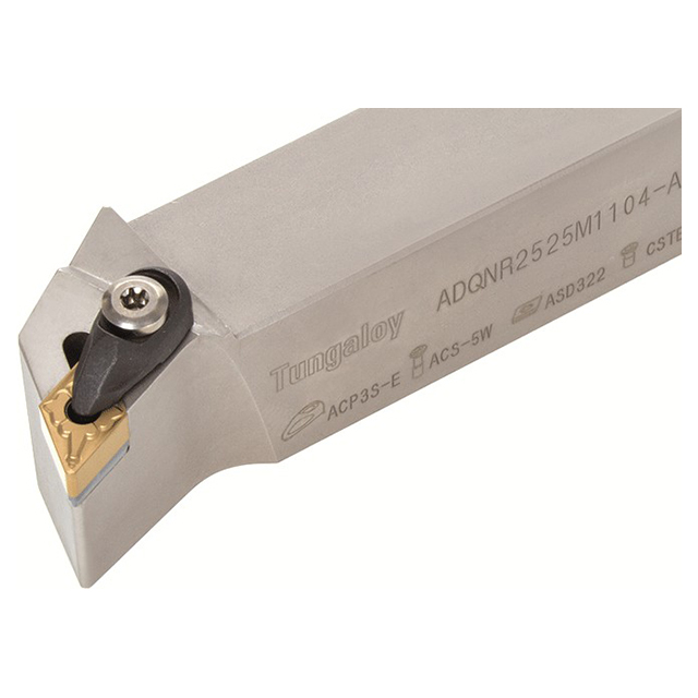 Tungaloy 6733331 | ADQNR1633-A 6.000" Functional Length x 1.150" Head Length x 6.000" OAL x 1.000" Shank Height Indexable Profiling Toolholder