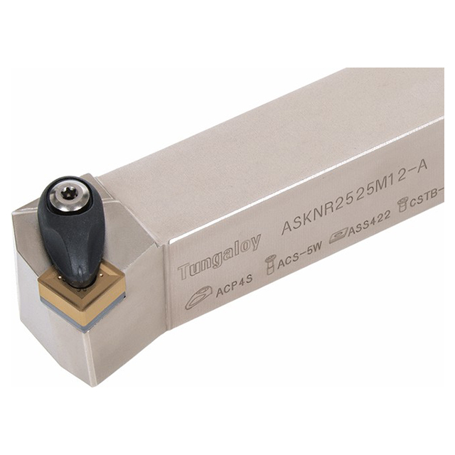 Tungaloy 6852804 | ASKNR2020K12-A 125.00mm Functional Length x 150.00mm OAL x 20.00mm Shank Height Indexable Profiling Toolholder