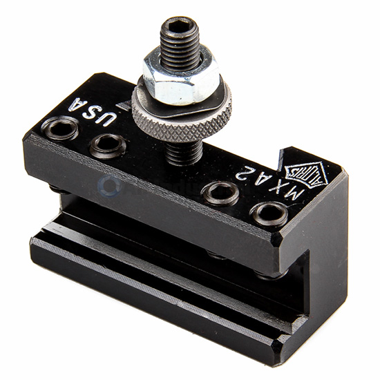Aloris MXA-2 | Miniature Ultra-Precision MXA #2 Turn-Face-Bore Holder 1/4-1/2" Quick Change
