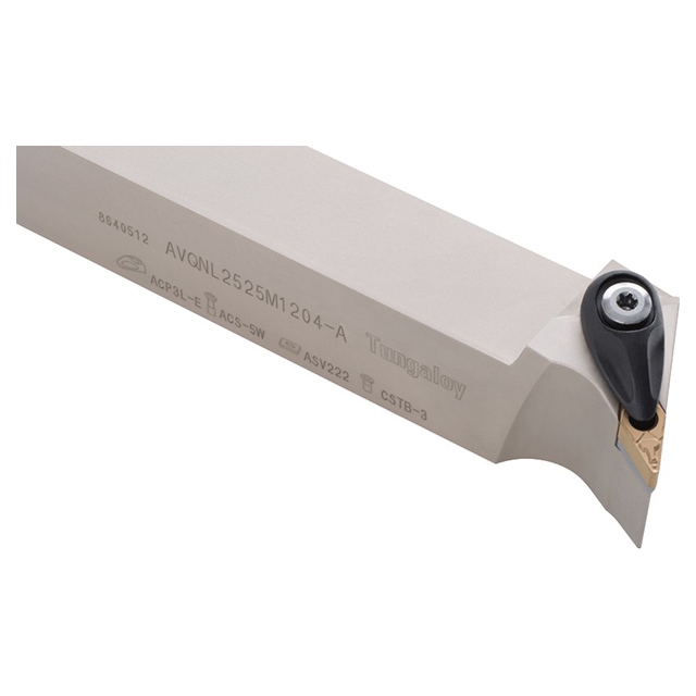 Tungaloy 6751004 | AVQNR2525M1204-A 150.00mm Functional Length x 32.00mm Head Length x 150.00mm OAL x 25.00mm Shank Height Indexable Profiling Toolholder