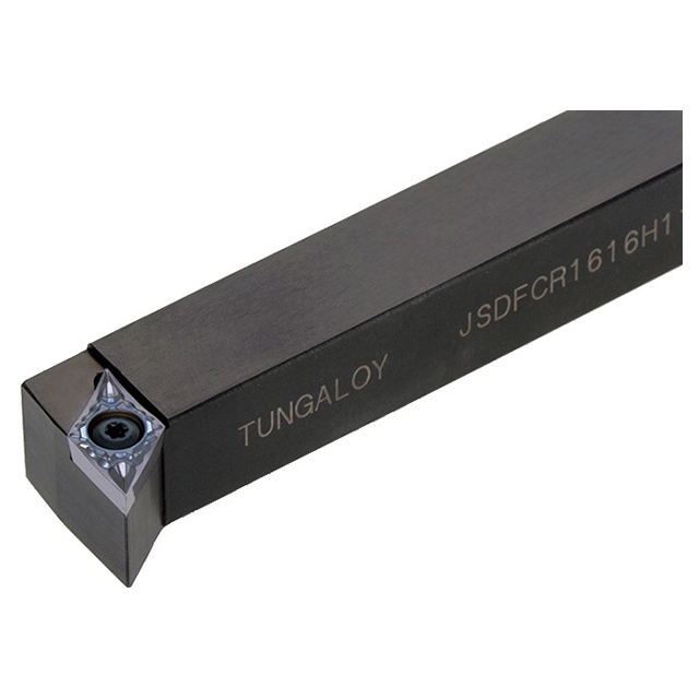 Tungaloy 6804852 | JSDFCR1212H07 100.00mm Functional Length x 8.00mm Head Length x 100.00mm OAL x 12.00mm Shank Height Indexable Turning Toolholder
