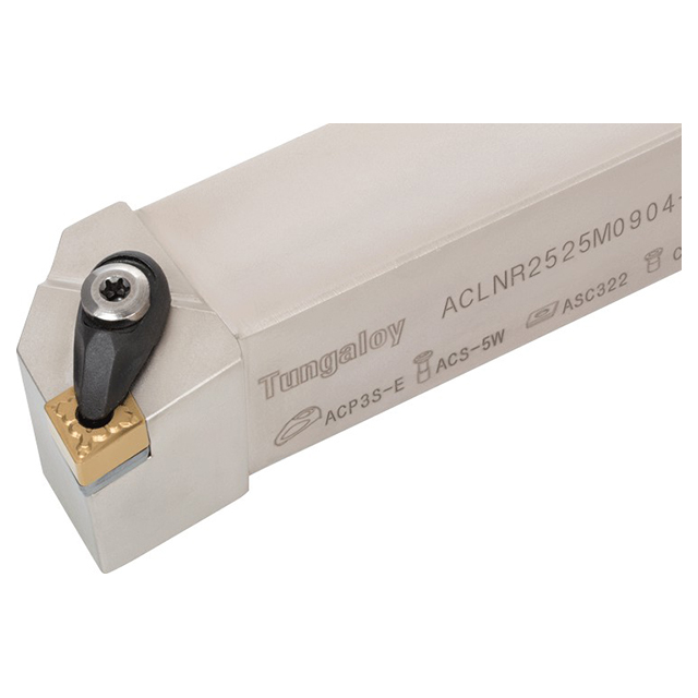 Tungaloy 6708734 | ACLNR1233-A 4-1/2" Functional Length x 0.900" Head Length x 4-1/2" OAL x 3/4" Shank Height Indexable Profiling Toolholder