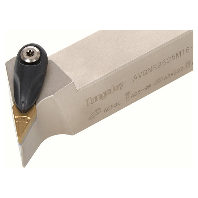 Tungaloy 6853123 | AVQNL163-A 6.000" Functional Length x 1.380" Head Length x 6.000" OAL x 1.000" Shank Height Indexable Profiling Toolholder