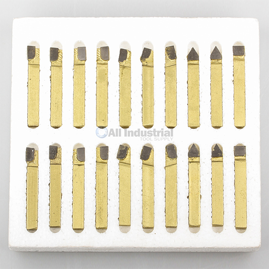 5/16 Square Shank Lathe Tool BIT Set BRAZED Single Point for Metal Lathe Tooling Right Hand 7 Piece Carbide Tool Carbide-Tipped Tool Bit for Straight Turning 5/16 Square Shank Lathe Tool BIT Set BRAZED Single Point for Metal Lathe Tooling Right Hand 7 Piece Carbide Tool Carbide-Tipped Tool Bit for Straight Turning