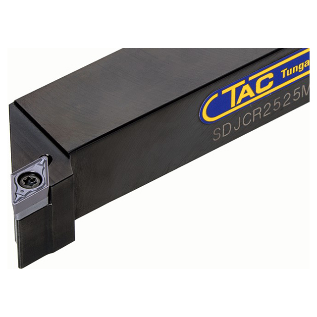 Tungaloy 6806206 | SDJCR2525M11 150.00mm Functional Length x 21.50mm Head Length x 150.00mm OAL x 25.00mm Shank Height Indexable Turning Toolholder