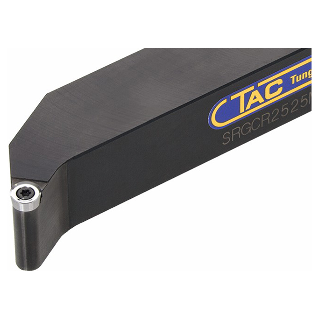 Tungaloy 6807312 | SRGCR2525M10 150.00mm Functional Length x 150.00mm OAL x 25.00mm Shank Height Indexable Turning Toolholder