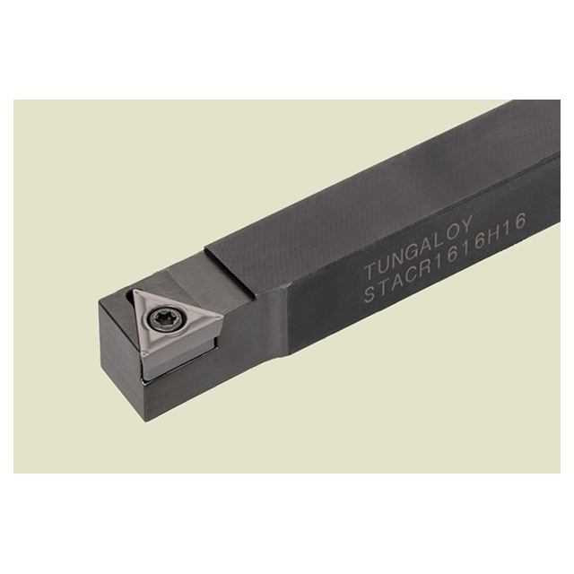 Tungaloy 6807365 | STACR1616H16 100.00mm Functional Length x 100.00mm OAL x 16.00mm Shank Height Indexable Turning Toolholder